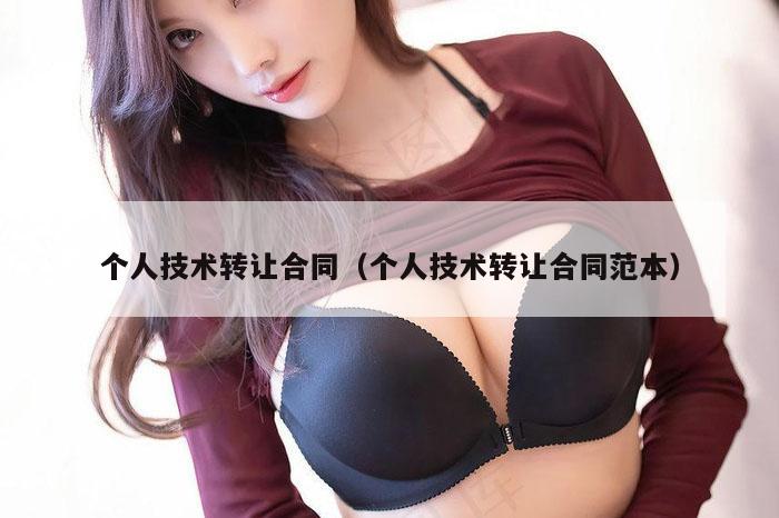 个人技术转让合同（个人技术转让合同范本）